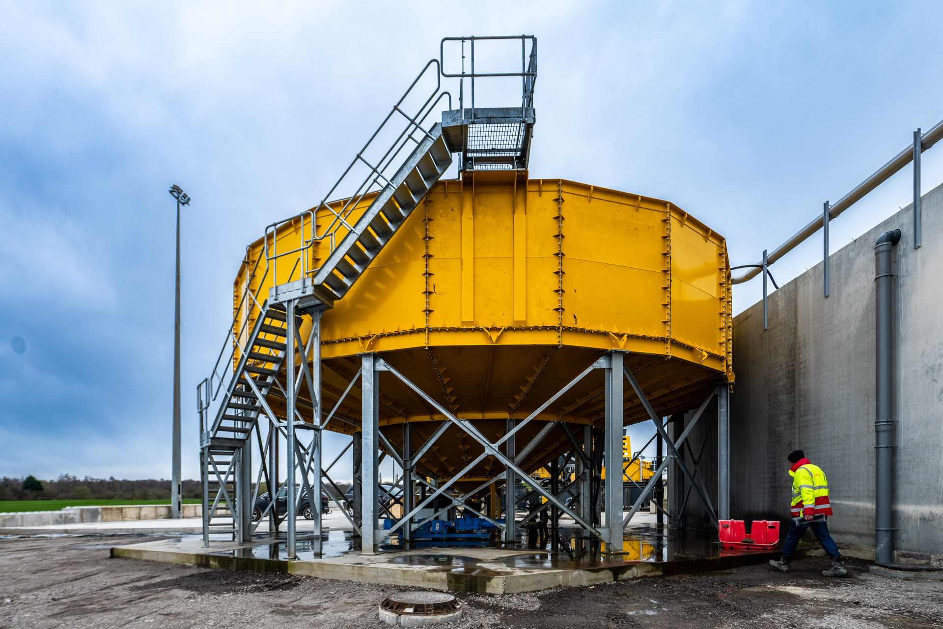 Clarificateur Powermat Plant pour le recyclage de l’eau de lavage